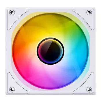 Kotelotuuletin Jonsbo ZK-120W 3in1 A-RGB valkoinen — 120 mm, A-RGB-valaistus