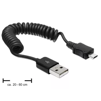 USB-kaapeli DeLOCK USB 2.0-A/USB micro-B 0,6 m
