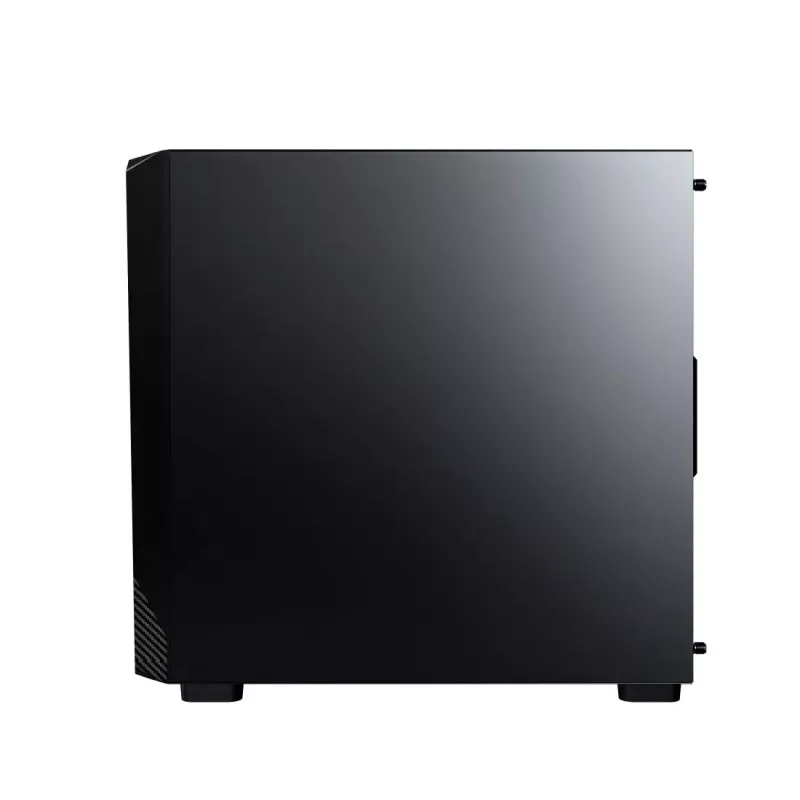 Montech X5M (B) Micro Tower -PC-kotelo – Micro-ATX/Mini-ITX, 3x120mm edessä, 1x120mm takana, tukee ATX-virtalähteitä, 2x3,5 inch + 4x2,5 inch, musta