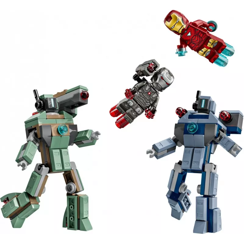 LEGO Marvel Super Heroes Iron Man War Machine -sarja 76320 rakennuslelu, 204 osaa, 2 minihahmoa, 100 mm korkeus