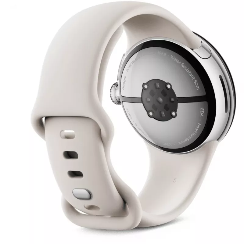 Google Pixel Watch 3 AMOLED 41 mm digitaalinen kosketusnäyttö hopea Wi-Fi GPS (satelliitti)