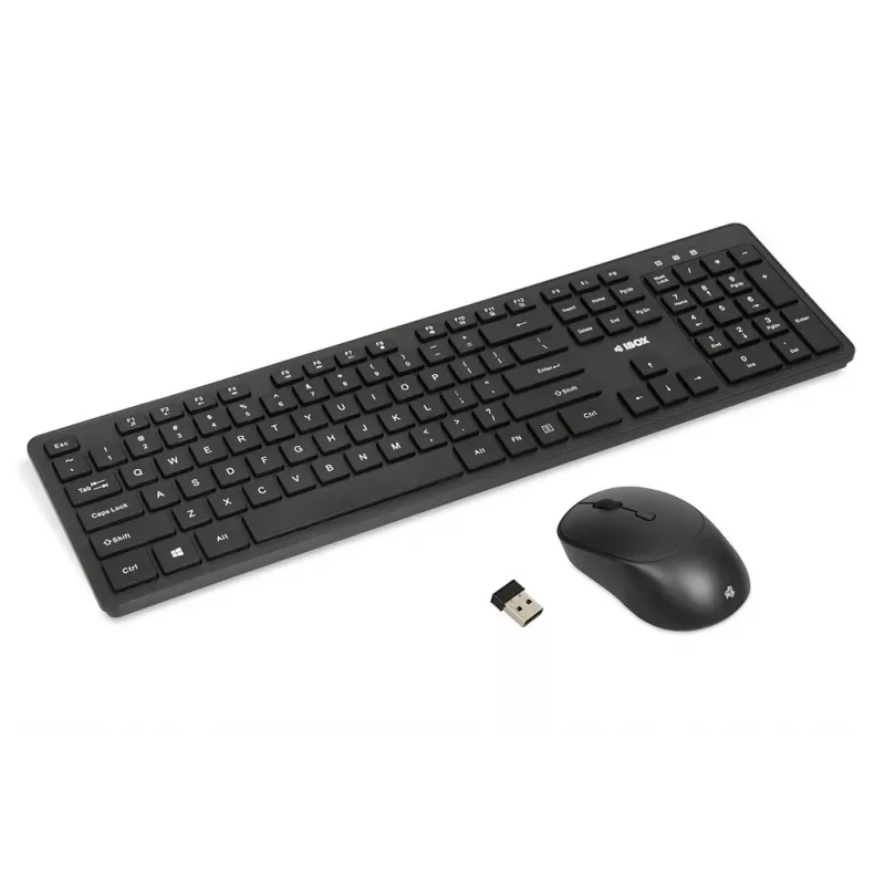 Langaton näppäimistö-hiiri-sarja iBOX Workstation Pro Kit