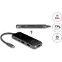 Telakointiasema DELOCK USB Type-C 4K HDMI-keskitin SD-/microSD-paikka PD 3.0 85W (92001)