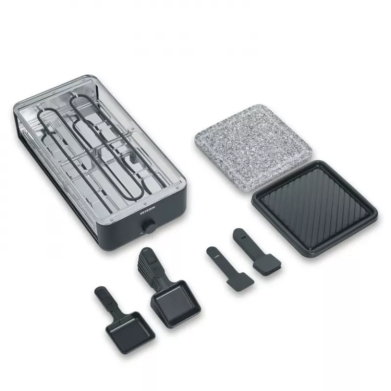 Raclette-grilli Severin RG 2366 8 henkilölle 1300 W musta