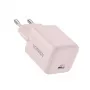 Virtalähde UGREEN X512 20W USB-C PD-pikalataus, pinkki, 100–240V tulo, 1× USB-C
