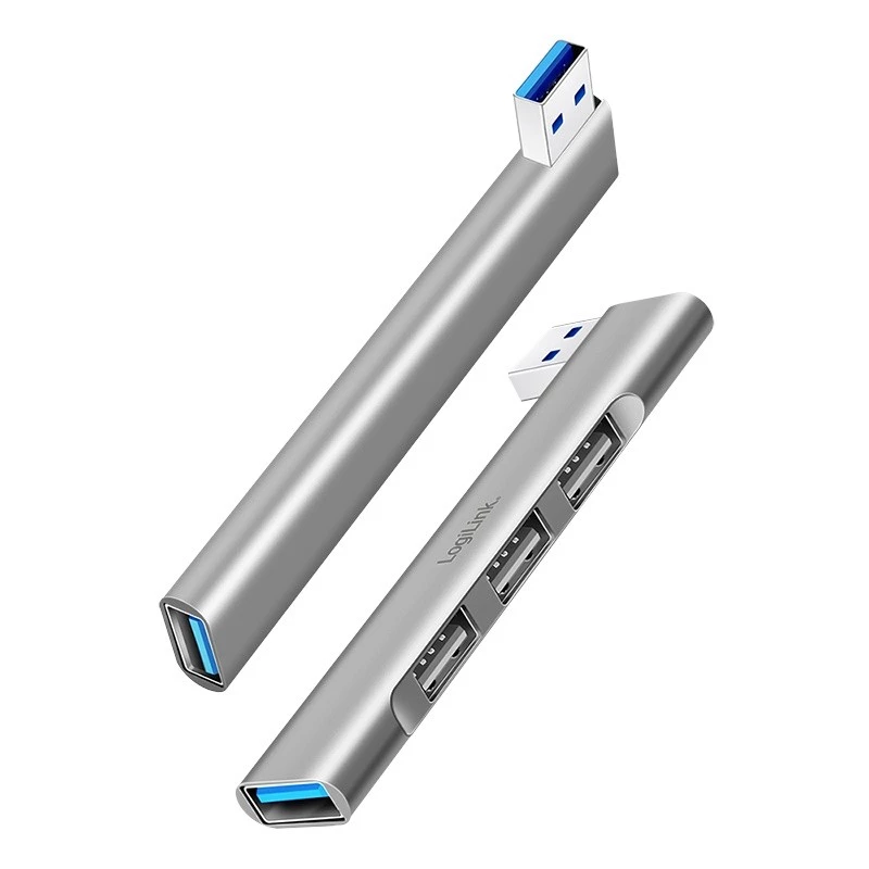 LogiLink USB 3.2 Gen1 keskitin 4-porttinen USB-A 1x USB3.0 AF 3x USB2.0 AF UA0436