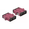 Kuitu-SC-liitin naaras-naaras DELOCK 85998, violetti, 4 kpl:n pakkaus