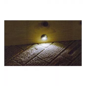 Synergy 21 S21-LED-L00024 sisä-/ulkokäyttöön sopiva sisäkäyttöön upotusvalaisin 0,6 W musta - hopea valopiste