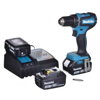 MAKITA DDF485RF3J porakone 3x 18V 3Ah