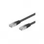 Wentronic Goobay CAT 5e verkkokaapeli, SF/UTP, musta, 50 m – CCA-kupariseos (68674)