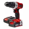 Einhell TE-CD 18/2 18750 RPM avaimeton 1,45 kg musta, punainen