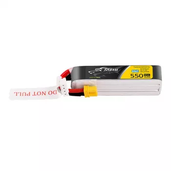 Tattu 3s 550mAh 95C 11.4V HV Lipo akku XT30-liittimellä Long-Pack-liittimellä