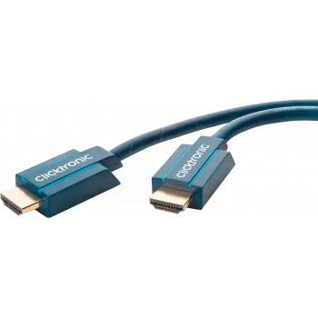 Clicktronic HDMI-kaapeli Ethernetillä 8K@60Hz. M/M. 1,0 m (40988)
