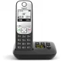 Gigaset A690A - analoginen/DECT-puhelin - langaton luuri - kaiutin - 100 merkintää - musta (S30852-H2830-B101)