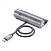 USB-keskitin Unitek H1337AGY01 – 4 porttia (2×USB-C, 2×USB-A), jopa 5 Gbit/s per portti, alumiini, hopea