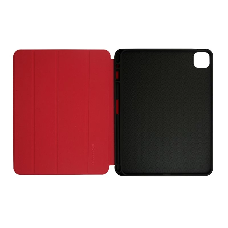 Crong FlexFolio CRG-FXF-IPD112-RED kansikotelo iPad Air 11 M3 (2025)/M2 (2024), iPad Air 10.9 (5-4 sukupolvi), iPad Pro 11 (2022-2021) -tableteille, 27,7 cm (10,9″), Apple Pencil -pidikkeellä, punainen