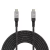 USB-C–USB-C-kaapeli GEMBIRD CCBP-USB4-CMCM240 1,5 m, USB4 Gen 3x2, 40 Gbit/s, 240 W, musta