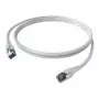 Easylan CP1KWBWBW0050 RJ45-verkkokaapeli, patch-kaapeli CAT 6a S/FTP 5 m valkoinen 1 kpl