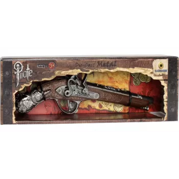 Metal Pirate Pistol Gonher malli 239863 – metalli-leikkikalupistooli