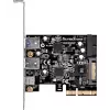 SilverStone ECU05 - USB-sovitin - PCIe 2.0 x2 Low Profile - USB 3.1 Type-C x 1 + USB3.0 x 2 + USB3.0 (sisäinen) x 2 (SST-ECU05)