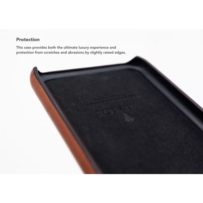 Korttipaikallinen takakuori VixFox Samsung S9 - karamellinruskea, takakansi korttipaikalla