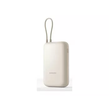 Xiaomi 10000mAh varavirtalähde integroidulla kaapelilla beige