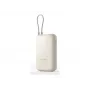 Xiaomi 10000mAh varavirtalähde integroidulla kaapelilla beige