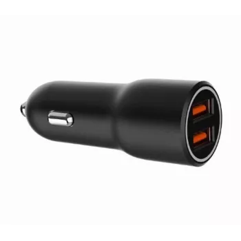 Autolaturi mobiililaitteille Gembird TA-UC-A2QC36-CAR-01, 36 W, 12–24 V, savukkeensytytin, musta