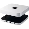 Satechi USB Type-C alumiiniteline ja keskitin Apple Mac mini -laitteelle (hopea)