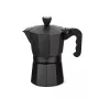 Mokapannu Maestro MR-1666-3-Schwarz, manuaalinen alumiininen kahvinkeitin 3 kupille, 150 ml, musta