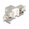 DeLOCK Keystone-moduuli RJ45-liitäntä LSA Cat.6A työkaluton punaisella pölysuojuksella