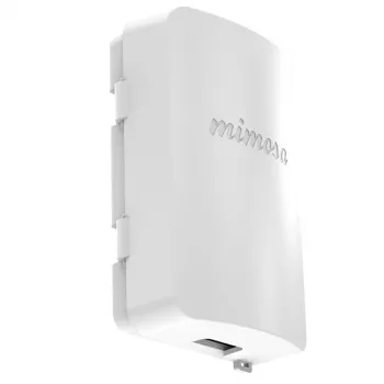 Ulko-liitäntä, salamanvaimennin maadoituksella Mimosa NID, 2x RJ-45, Gigabit, IP54