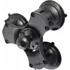 RAM Mounts Twist-Lock kolmoisimukuppipallopohja 3,81 cm musta