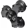 RAM Mounts RAP-365-224-1U kolmen imukupin kiinnityspohja 1,5 tuuman (3,81 cm) pallolla, 3,3 tuuman imukupit