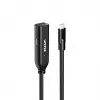 Jatkokaapeli Unitek U1335ABK01 USB-C uros naaras, 10 Gbit/s, 5 m, musta