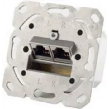 RJ-45 verkkopistorasia ShiverPeaks BS74280 — luokka 6a, metallinen