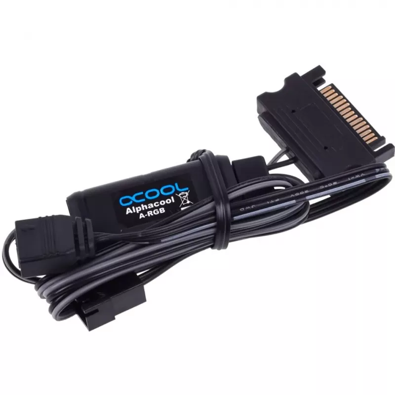 Alphacool Aurora Eiscontrol osoitettava RGB-ohjain, musta