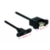USB-kaapeli Micro-USB B USB A DeLOCK 85109 0,25 m