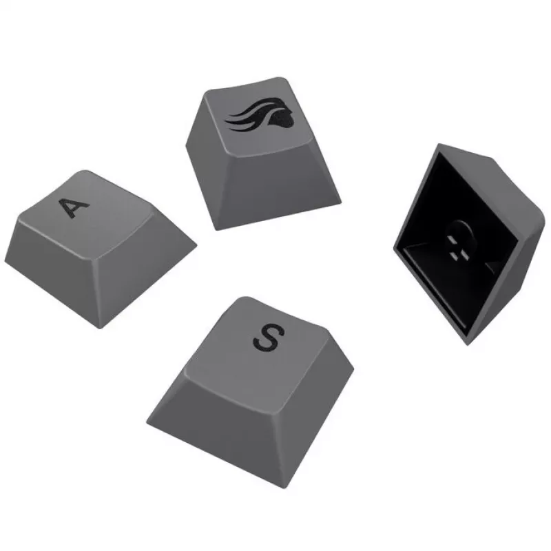 Näppäinhatut GLORIOUS GPBT Basics PBT Dye-Sub Armor harmaa ANSI-asettelu