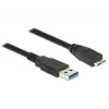 USB-kaapeli DeLOCK 85074 USB 3.2 Gen 1 2 m USB A Micro-USB B musta