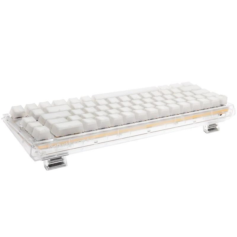 Ducky One 3 Aura White SF -näppäimistö, pelikäyttöön, USB, QWERTY, US-englanti