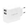 LogiLink virtalähde - 12 wattia - 2,4 A - 2 lähtöporttia (USB)