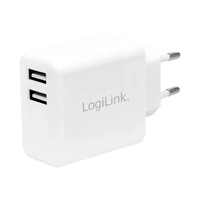 LogiLink virtalähde - 12 wattia - 2,4 A - 2 lähtöporttia (USB)