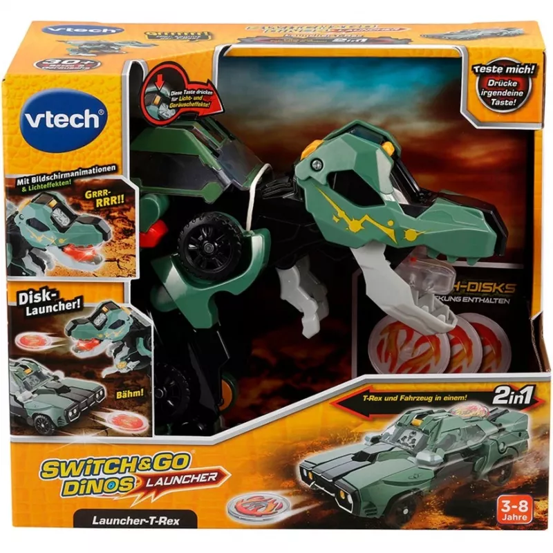 Switch & Go Dinos - Launcher-T-Rex, leluhahmo