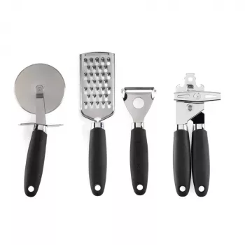 Keittiötyökalusarja Russell Hobbs Venus Collection 4-osainen musta