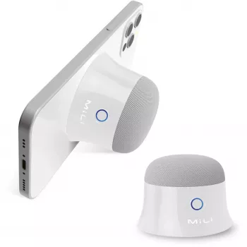 Kannettava kaiutin Ultron Mag Soundmate, valkoinen