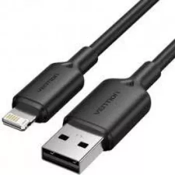 Lightning-kaapeli Vention LAMBH, 2 m, USB-A - Lightning, musta