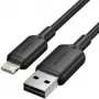 Lightning-kaapeli Vention LAMBH, 2 m, USB-A - Lightning, musta