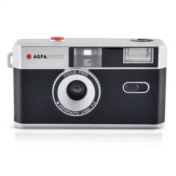 AgfaPhoto 603000 filmikamera kompaktikamera 35 mm musta – hopea (603000)