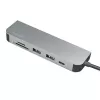 LogiLink UA0343 USB-C-moniporttikeskitin alumiini USB 3.2 2nd Gen Mult